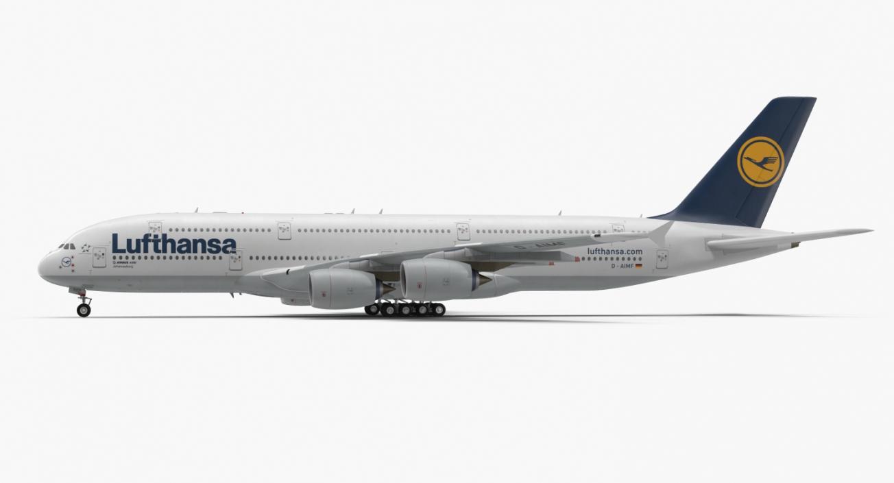 Airbus A380-1000 Air France 3D